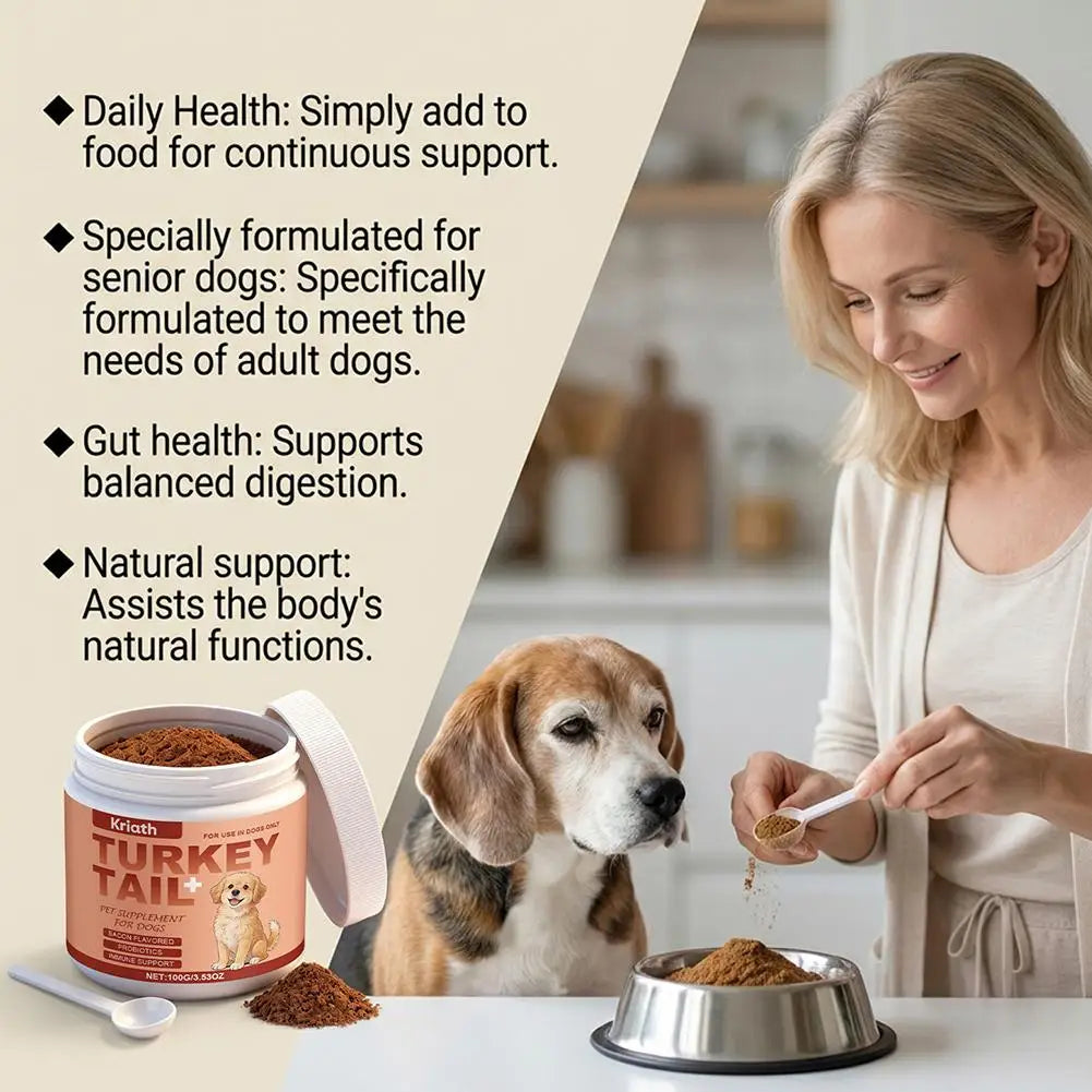 100g Dog Immune Support Powder – Daily Immunity Defense & Wellness Supplement