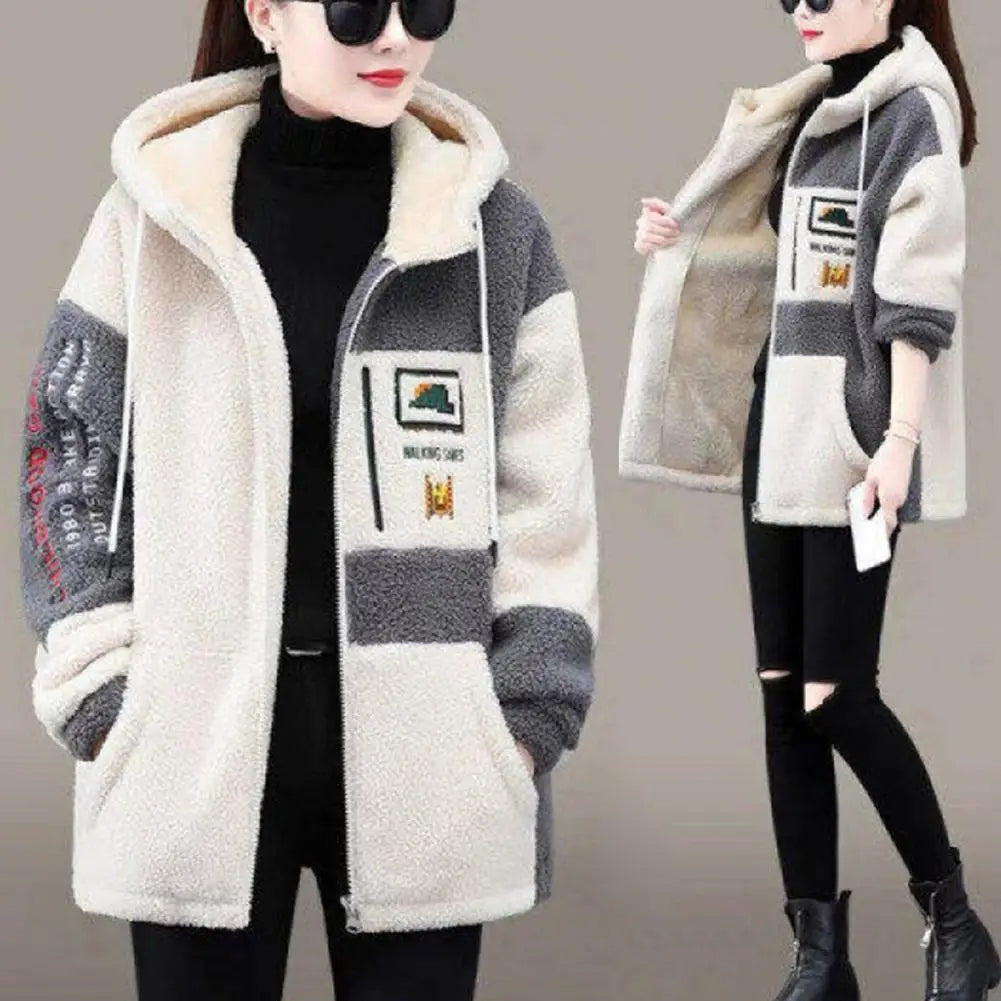Winter Fashion Women’s Hooded Fleece Coat - PULSE MART