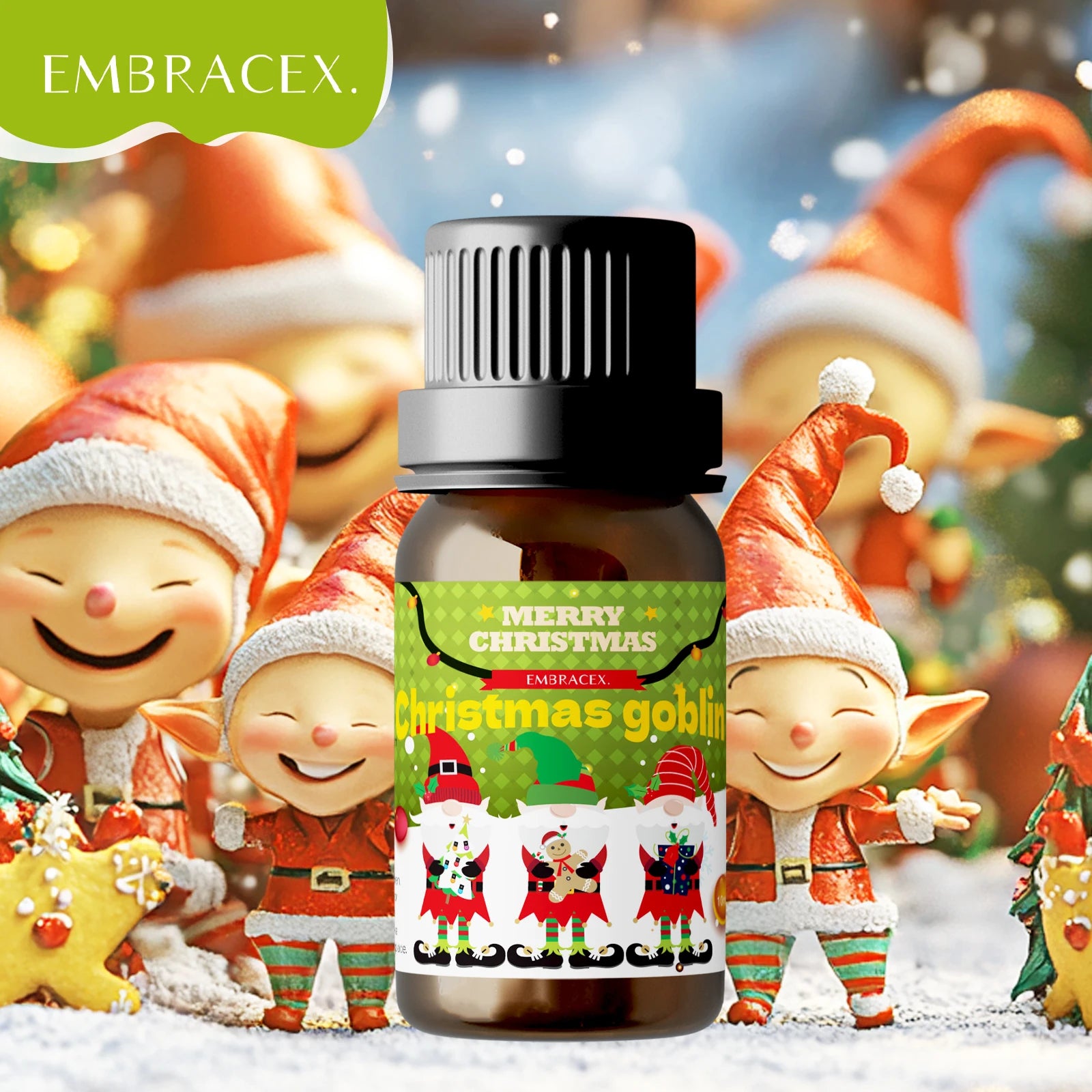 6PC/1PC 10ML Merry Christmas Essential Oils Christmas candle soap Christmas decoration Christmas atmosphere Christmas gifts