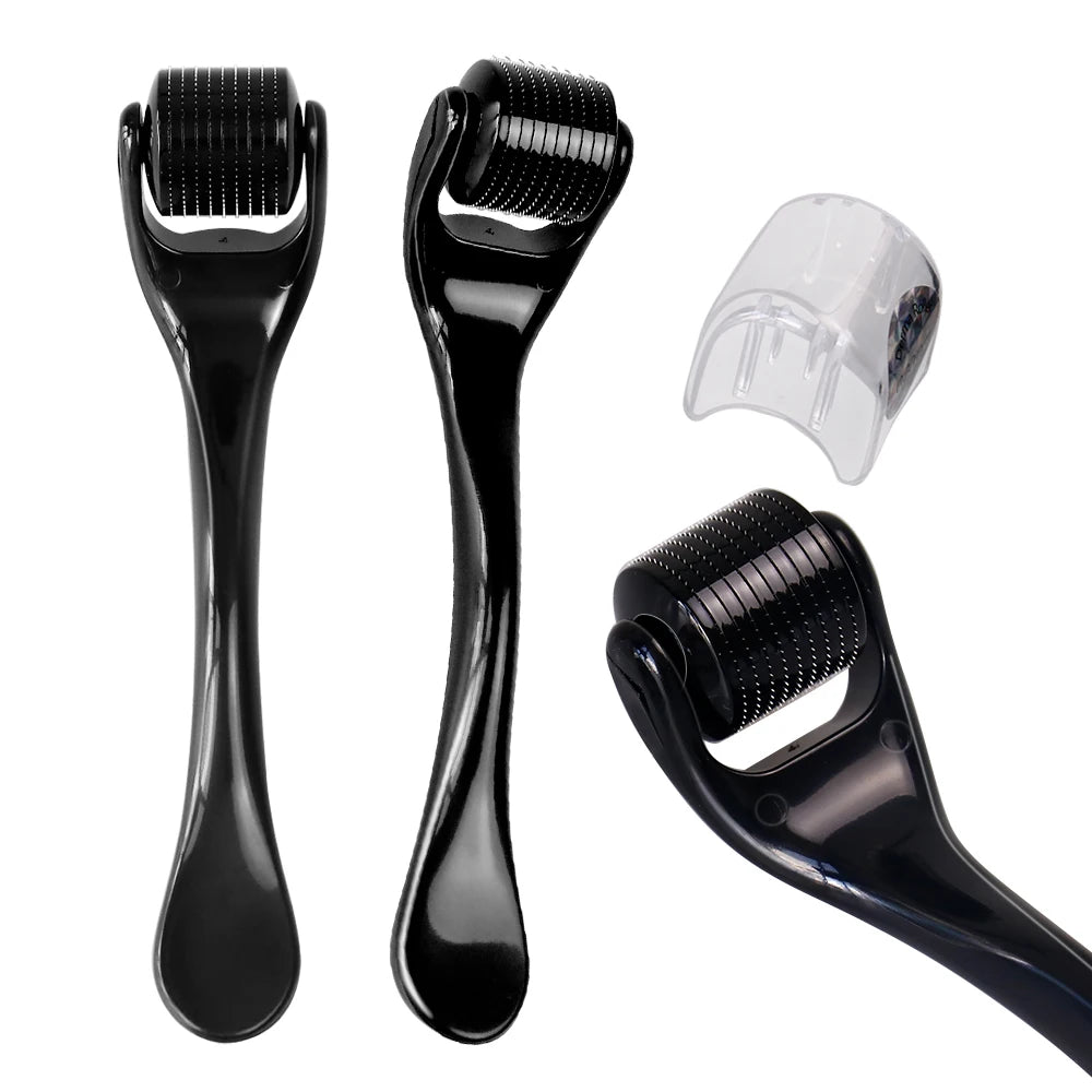 540 Needles Microneedle Derma Roller - Facial and Body Hair Growth Enhancer, Skin Care and Microneedling Tool - PULSE MART