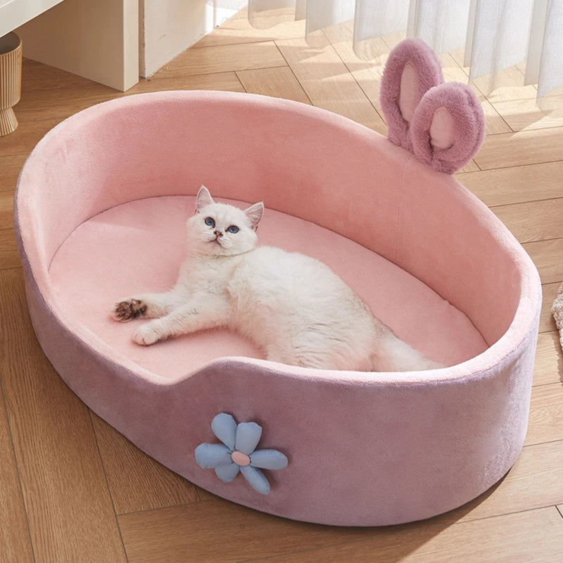 Detachable Washable Pet Bed – Soft Cushion for Cats & Dogs