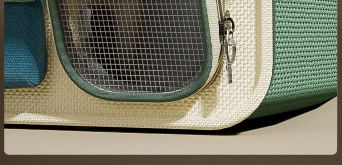 Rolling Cat Carrier with Wheels – Pet Travel Carrier for Large Cats & Small Dogs Up to 10kg
