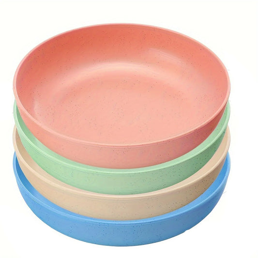 Pack of 4 Whisker-Friendly Cat Bowls – Shallow Non-Slip Feeding Dishes for Cats & Kittens