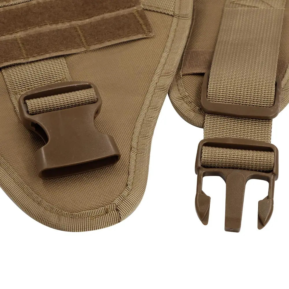 Military Tactical Dog Harness: Heavy-Duty Training Vest for German Shepherds