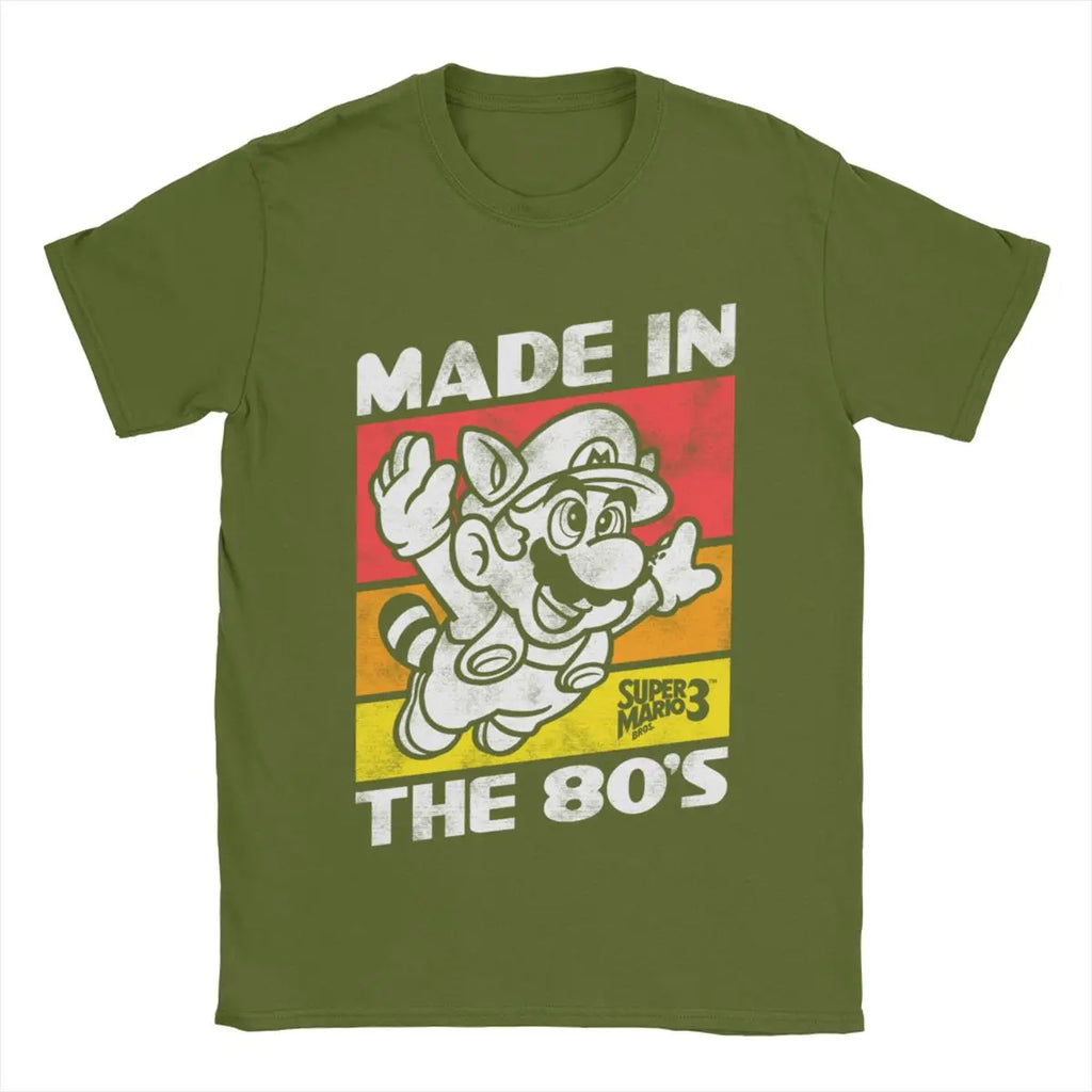 Men’s “Made In The 80s” T-Shirt – Funny Retro Cotton Short Sleeve Tee