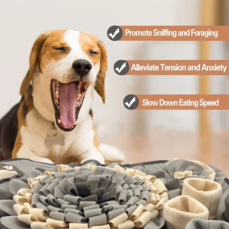 Interactive Dog Sniffing Mat, Durable Slow Feeding Foraging Pad