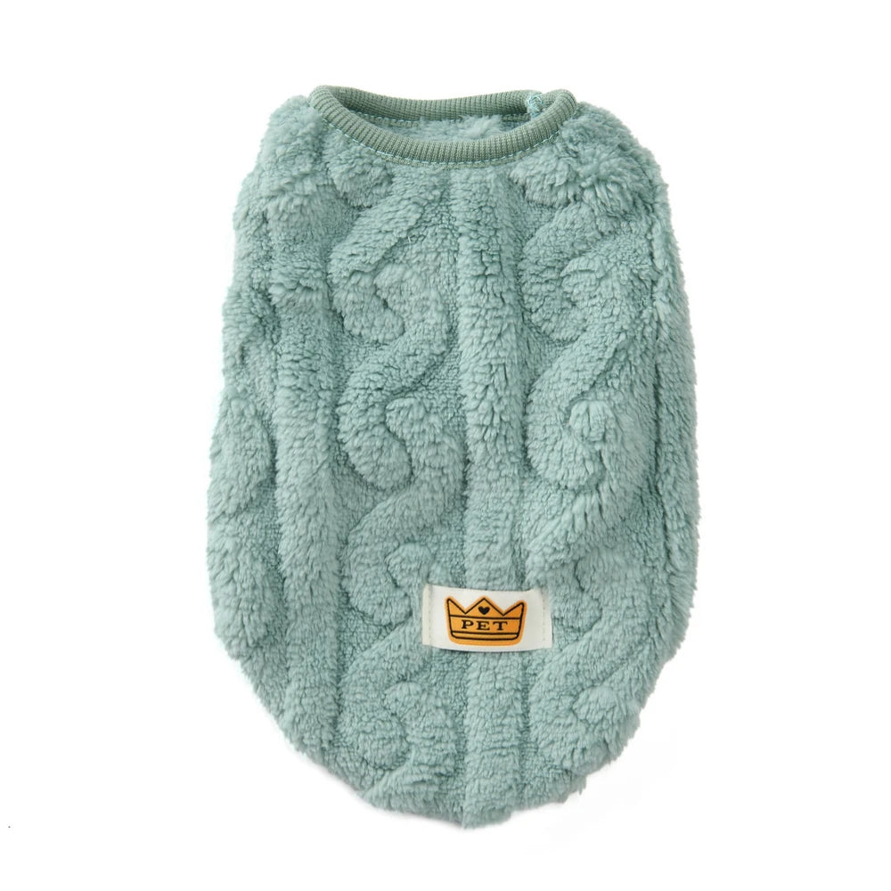 Cute Fleece Cat Sweater – Warm Autumn & Winter Pullover for Cats, Kittens & Small Dogs