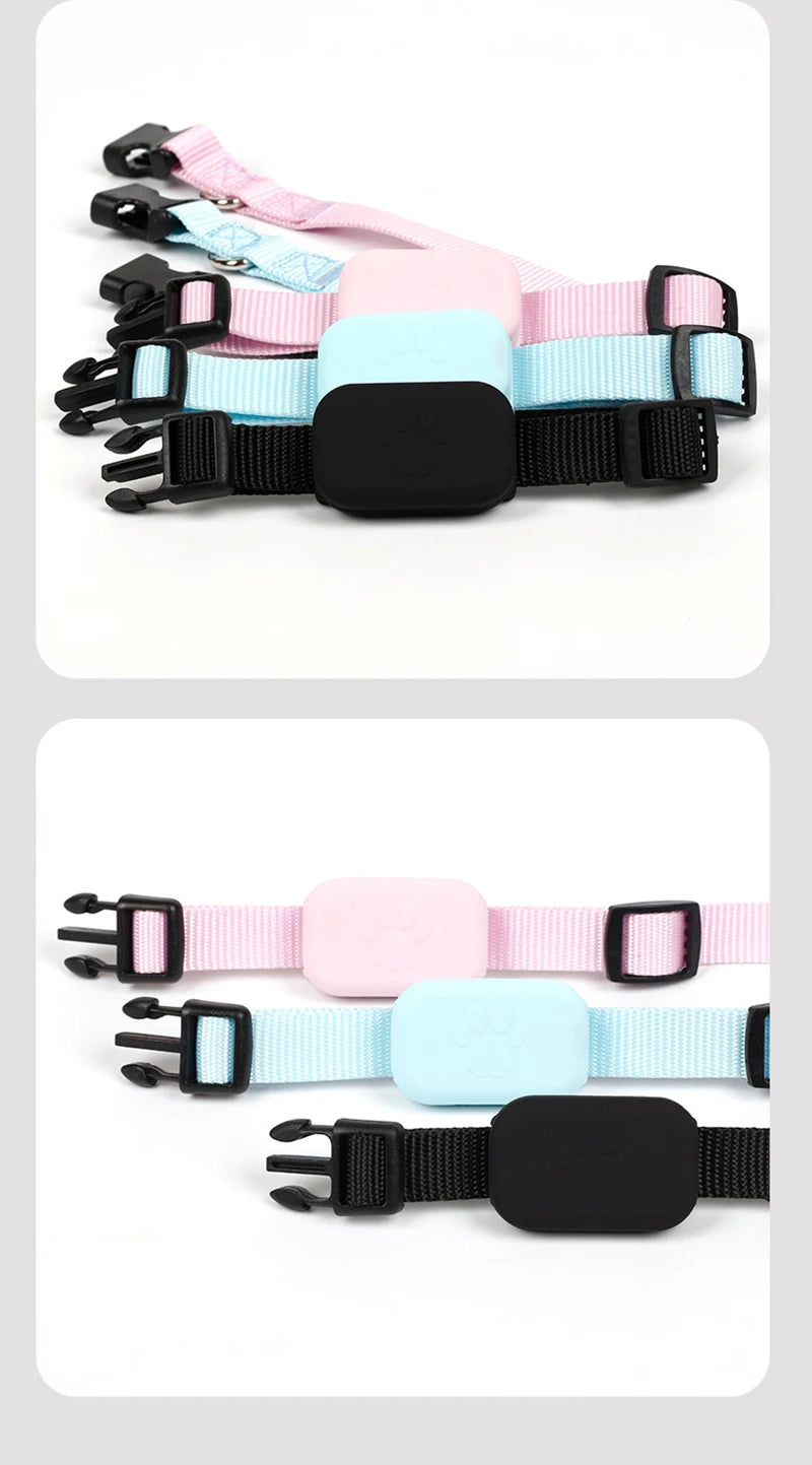 Smart Pet GPS Tracker Collar – Real-Time Anti-Lost GPS Locator for Dogs & Cats (iOS Compatible)