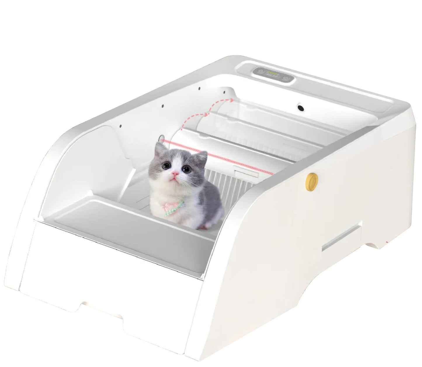Automatic Self-Cleaning Cat Litter Box – Smart Electric Litter Box with App Control
