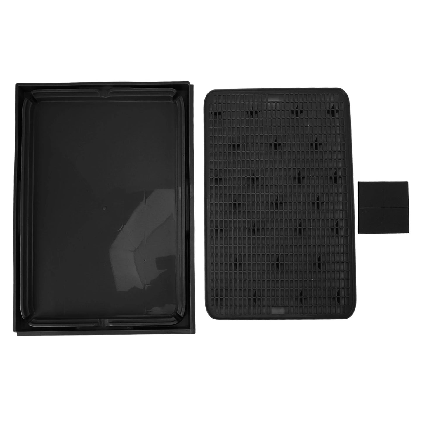 Cat Litter Trapping Mat – Spacious Double-Layer Washable Non-Slip Cat Litter Catcher