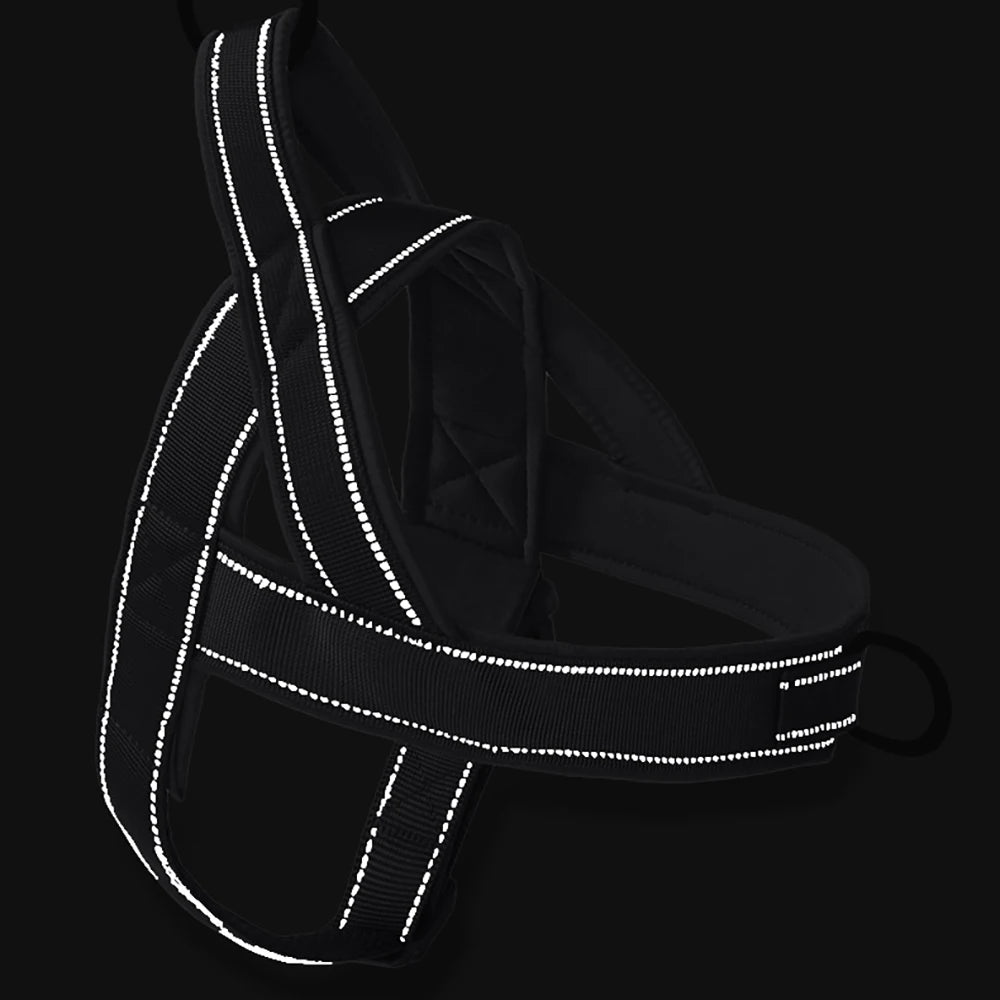 Tactical Anti-Pull Dog Harness: 1000D Nylon Vest with Handle