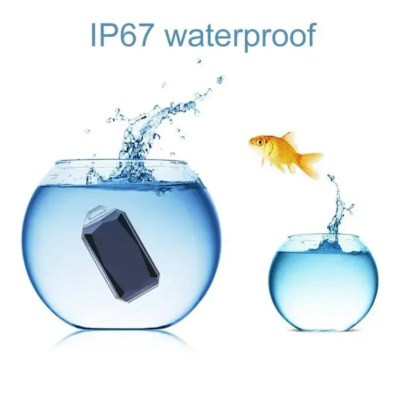 IP67 Waterproof GPS Pet Tracker – WiFi Smart Collar Locator with LED Light for Dogs & Cats