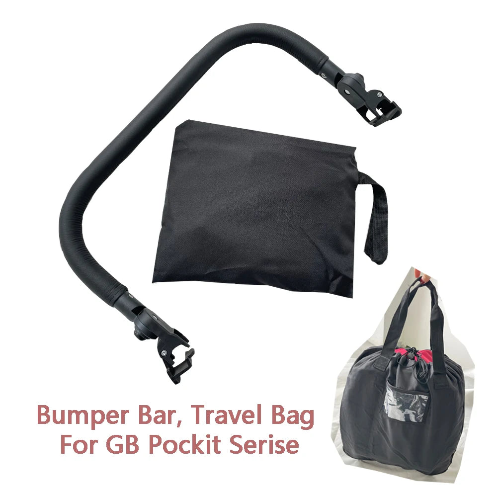 Baby stroller accessories only for GB Pockit+  All city , All-Terrain series strollers, stroller travel bag ,stroller bumpers - PULSE MART