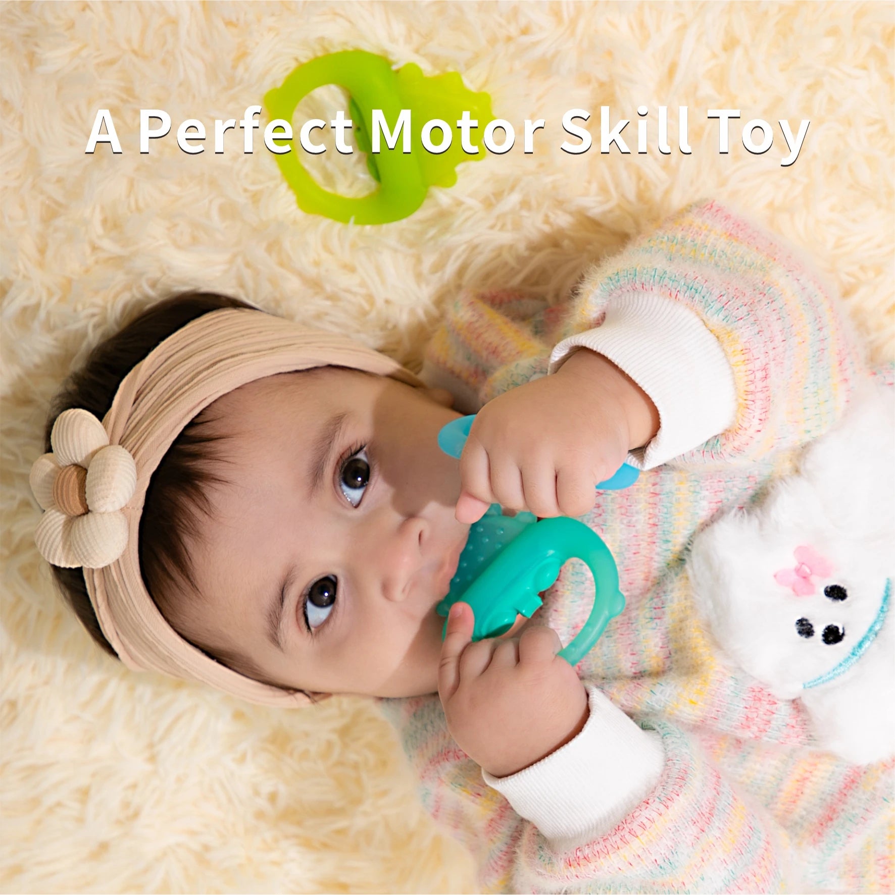 Freezable Baby Silicone Teething Toys – Cooling Relief for Babies 0-12 Months, BPA-Free, Water-Filled & Ice Teething Toys, Safe - PULSE MART