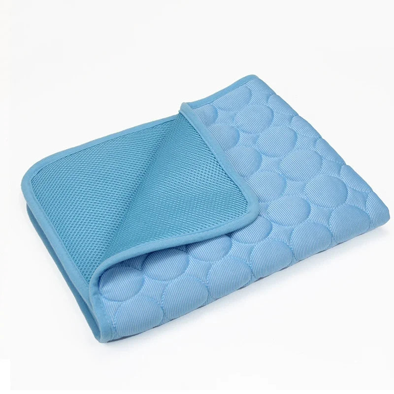 Summer Ice Silk Pet Cooling Mat Waterproof Dog Cat Sleeping Pad