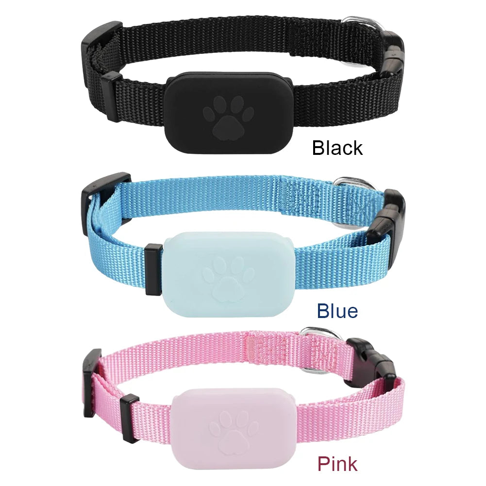 Waterproof Pet GPS Tracker – Real-Time Dog & Cat GPS Locator with Adjustable Collar