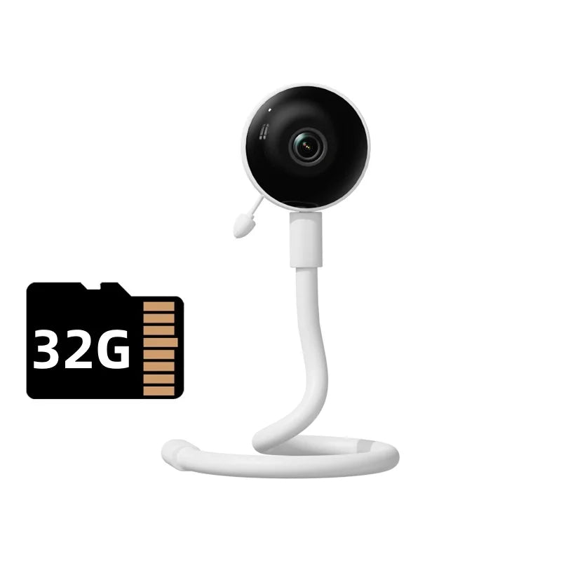 1080P HD Baby Monitor Tuya APP Remote Control 2 Million Pixel Camera Sound Temperature Detection Infrared Night Vision Babyphone - PULSE MART