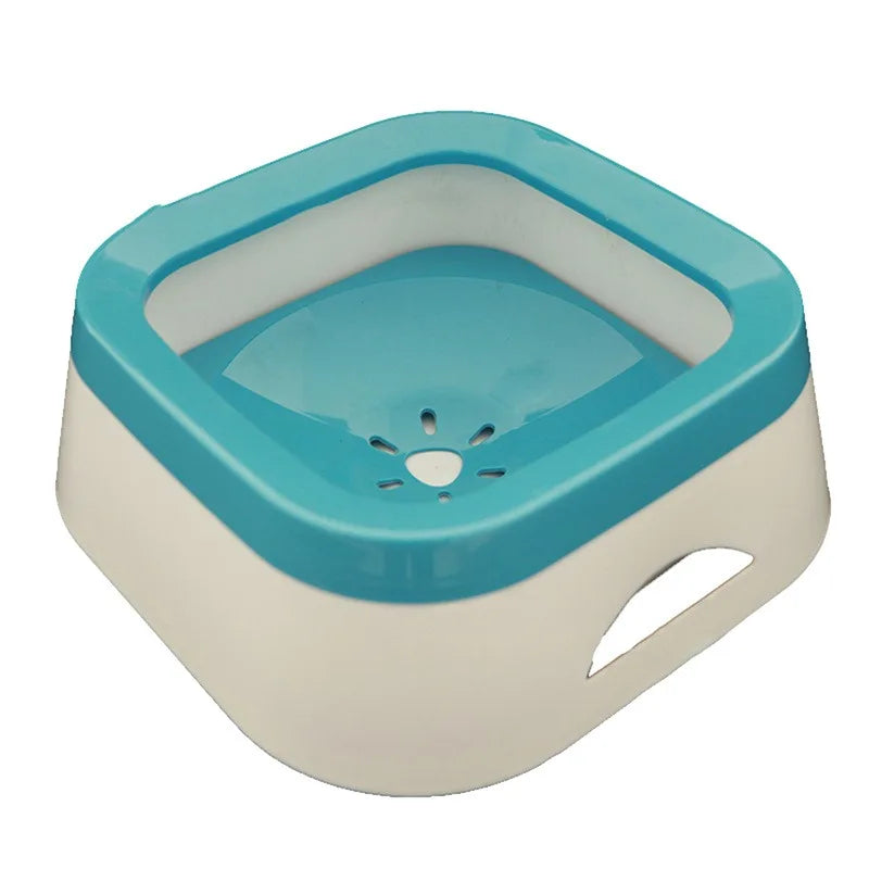 Anti-Splash Floating Dog Water Bowl - 1L No-Spill Large Capacity Drinker