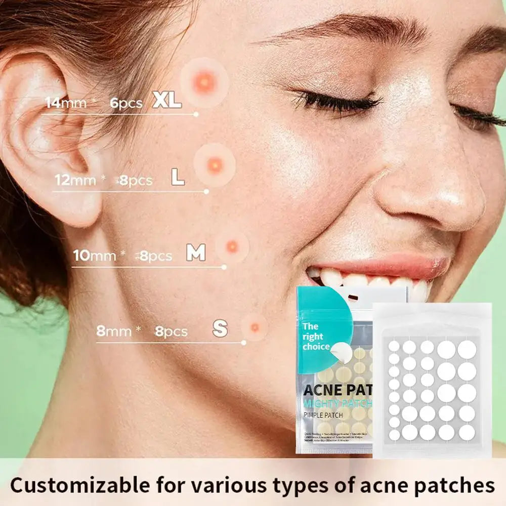 30pcs Hydrocolloid Salicylic Acne Pimple Patch Fade Repair Acne Invisible - PULSE MART