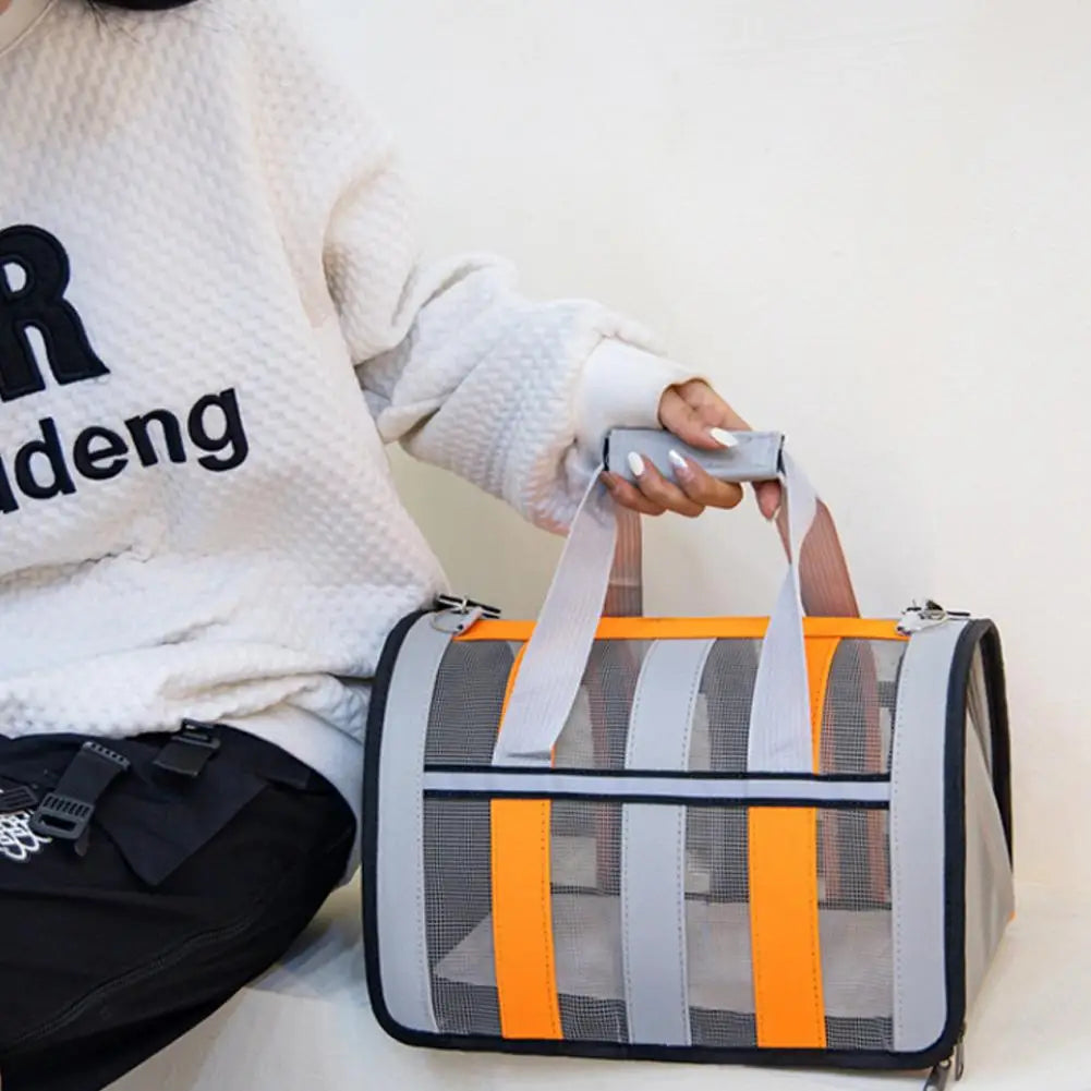 Airline Approved Pet Travel Bag – Portable Carrier for Dogs, Cats & Puppies (S/M/L)