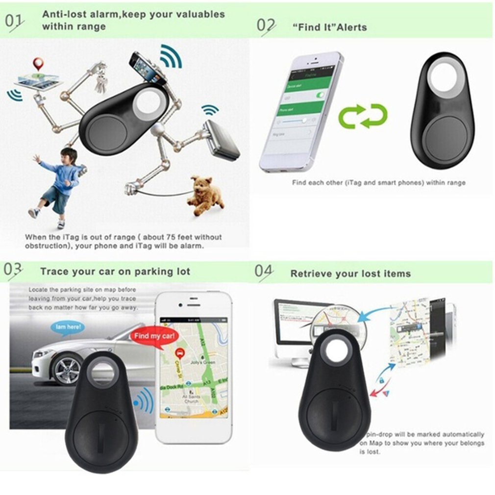 Waterproof Mini GPS Tracker for Dogs & Cats – Real-Time Global Pet Locator with Movement Alerts