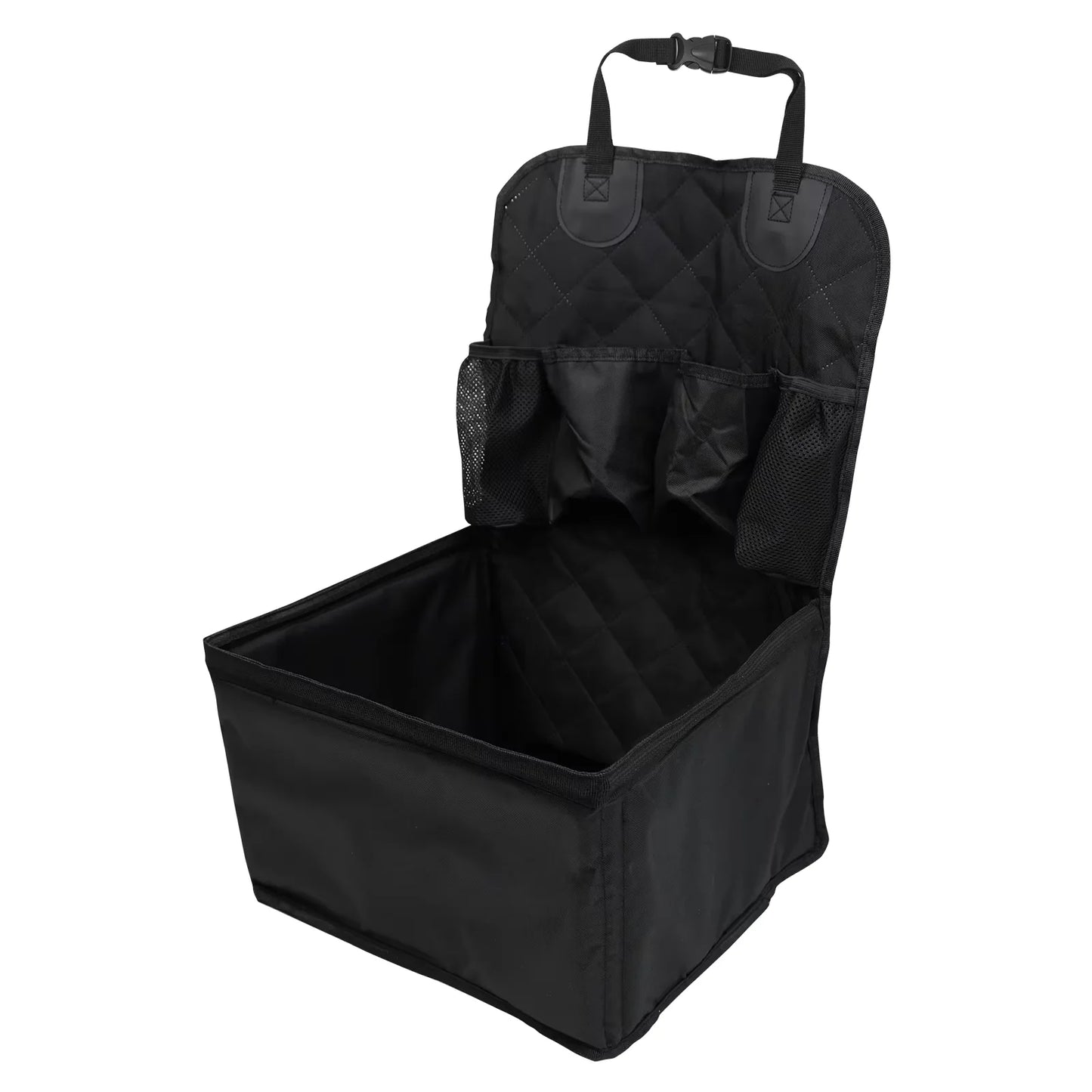Universal Dog Car Seat with Storage Pockets, Non-Slip Pet Travel Mat