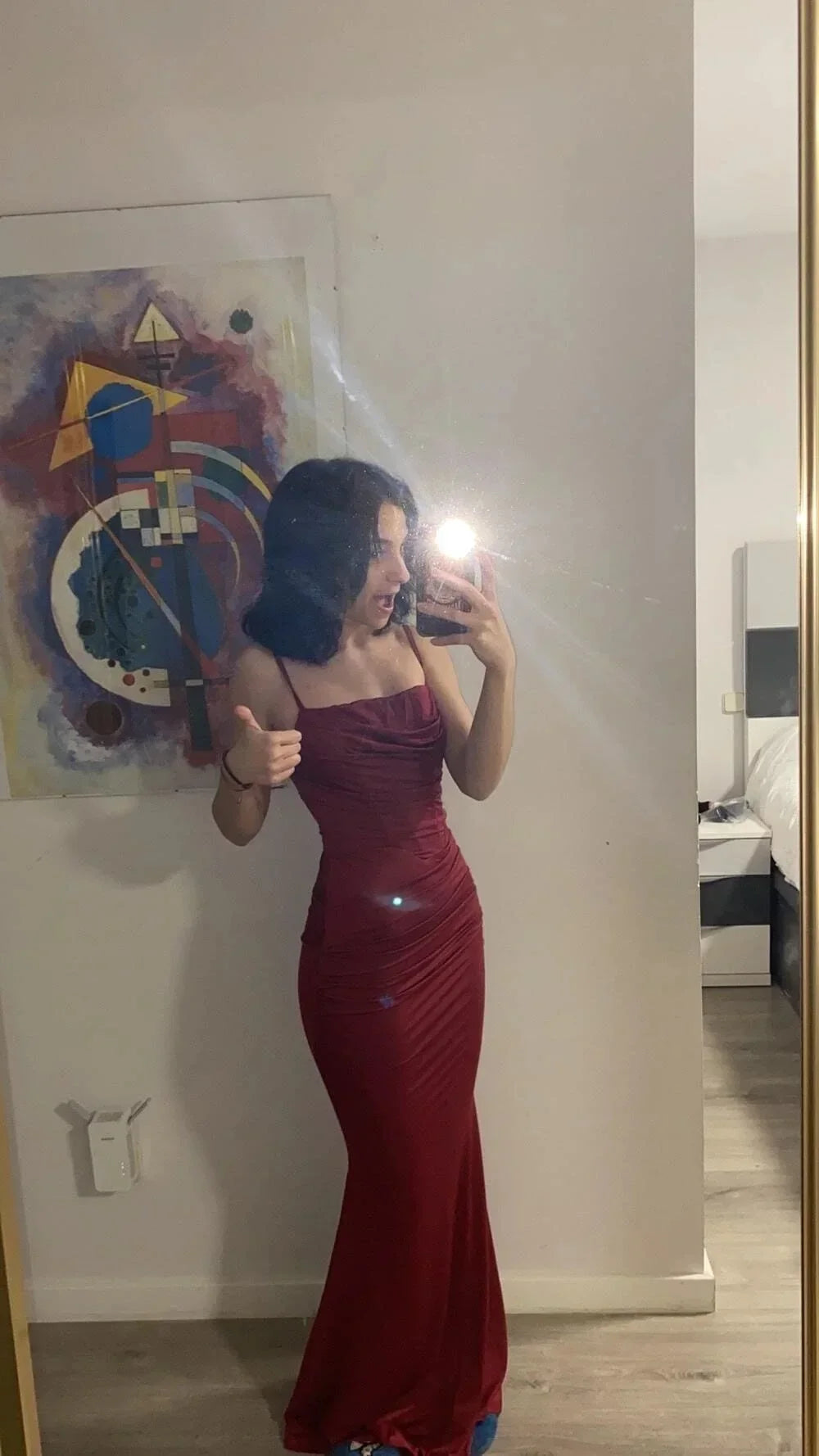 Women’s Elegant Almond Corset Maxi Dress – Draped Bodycon Evening Party Gown