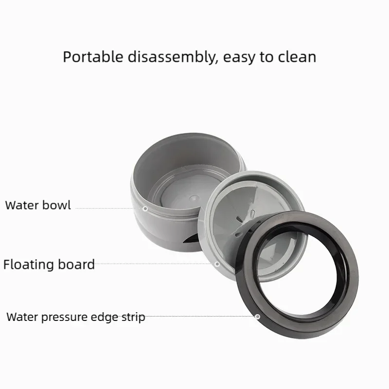 No-Wet Mouth Floating Dog Water Bowl - Anti-Spill Portable Pet Drinker