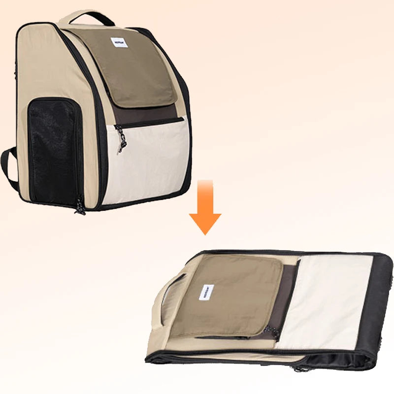 Pet Travel Backpack – Breathable Cat Carrier for Outdoor & Cabin Use