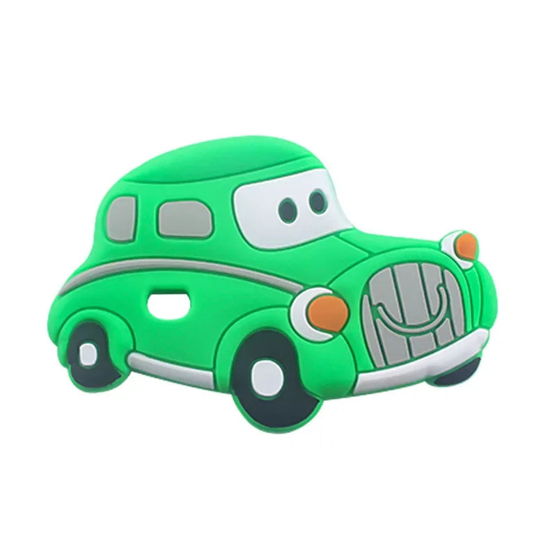 BPA Free 1pc Car Shaped Silicone Baby Teether Rodent Baby Teething Toys Chewable Products Nursing Gift For Baby Boy - PULSE MART