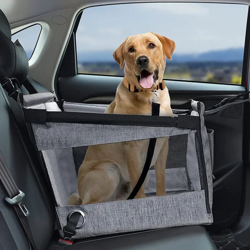 Car Pet Seat Carrier – Safe & Portable Travel Basket for Dogs & Puppies