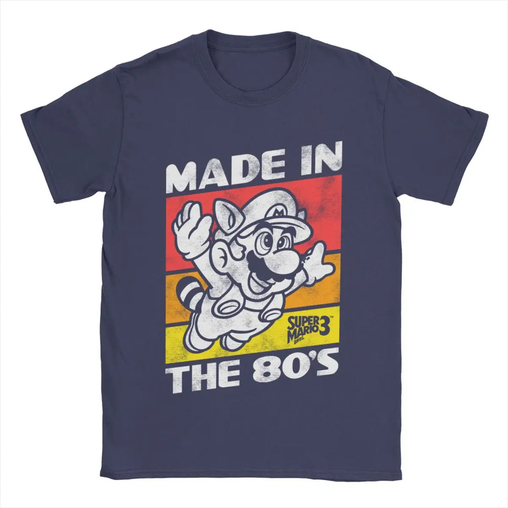 Men’s “Made In The 80s” T-Shirt – Funny Retro Cotton Short Sleeve Tee