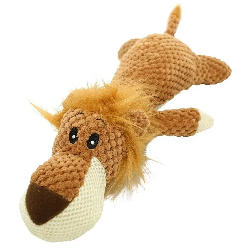 Pet Dog Toys for Large Dogs Cute Plush Squeak Stuffed