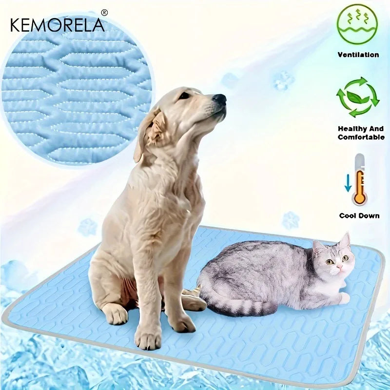 The Instant Relief Ice Silk Cooling Pet Mat