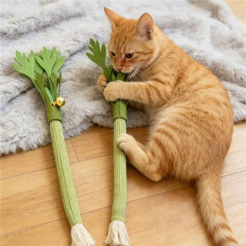 Catnip Cat Chew Toy – Interactive Teeth Cleaning Molar Stick for Cats & Kittens