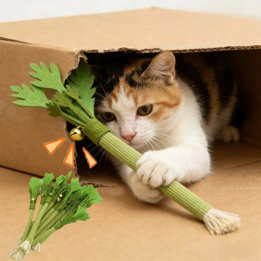 Catnip Cat Chew Toy – Interactive Teeth Cleaning Molar Stick for Cats & Kittens