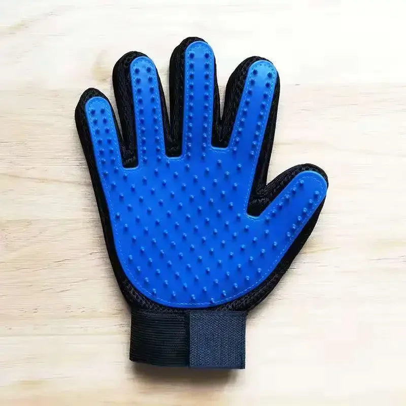 Cat Grooming Glove – Pet Hair Removal & Massage Brush for Cats and Dogs