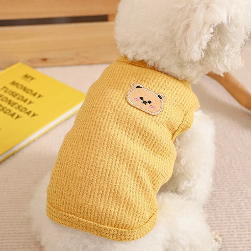 Breathable Polyester Dog Vest - Sweat-Resistant Outdoor Cat & Dog Shirt