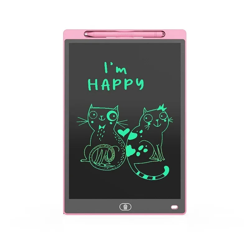8.5/10/12/16 Inch LCD Writing Tablet for Kids,Reusable Magic Drawing Board with Stylus,Eco-Friendly Erasable Doodle Pad Toy Gift