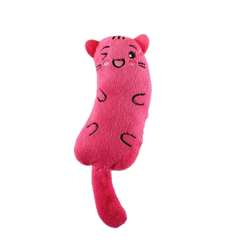 Cute Catnip Plush Cat Toy – Interactive Squeaky Chew & Teething Toy for Cats and Kittens