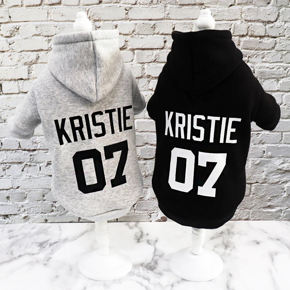 Custom Personalized Dog Hoodie - Warm Winter Coat for French Bulldogs & Large Breeds