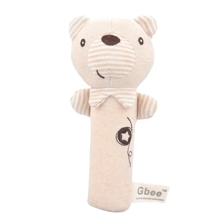 Baby Rattles Soft Cartoon Cute Plush Animal Rattles Toys Child Educational Handbells Soft Toddler Baby Comfort Toys - PULSE MART