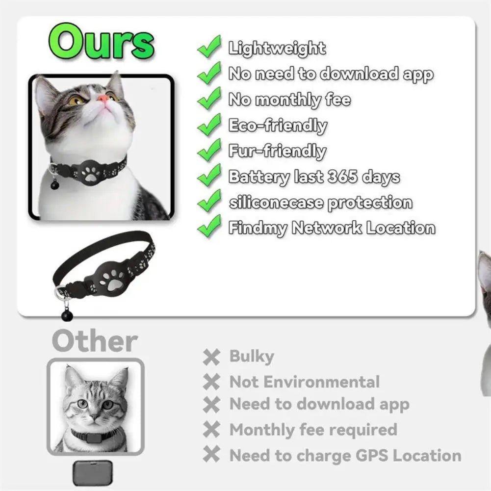 Waterproof Mini GPS Pet Tracker – Global Real-Time Locator for Dogs, Cats & Puppies