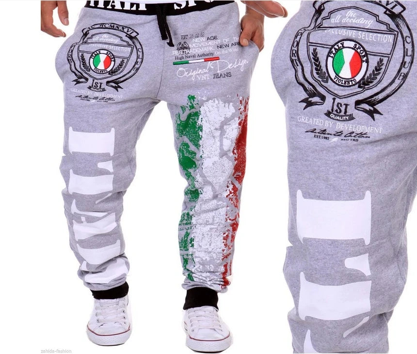 Men's Pants Weatpants Hip Hop Joggers Cargo Pants Men Casual Pants Fashion Printing Trousers