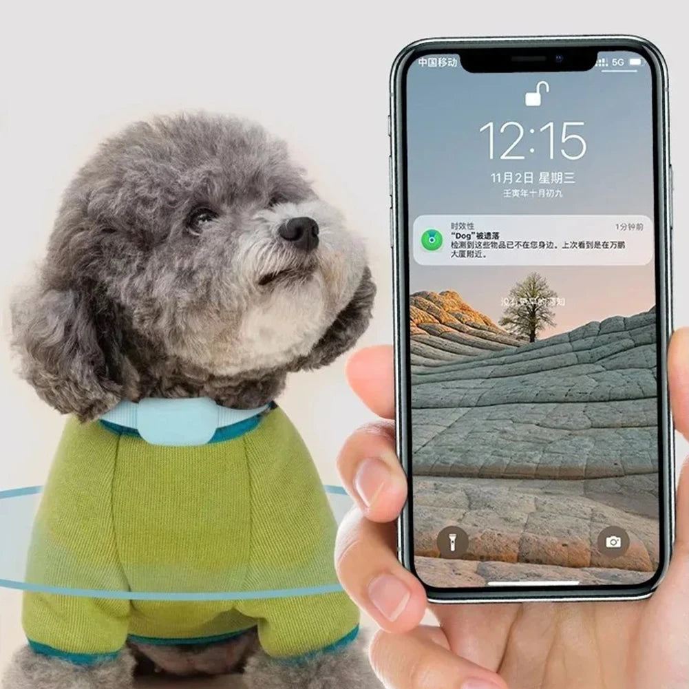 Waterproof Pet GPS Tracker – Real-Time Dog & Cat GPS Locator with Adjustable Collar