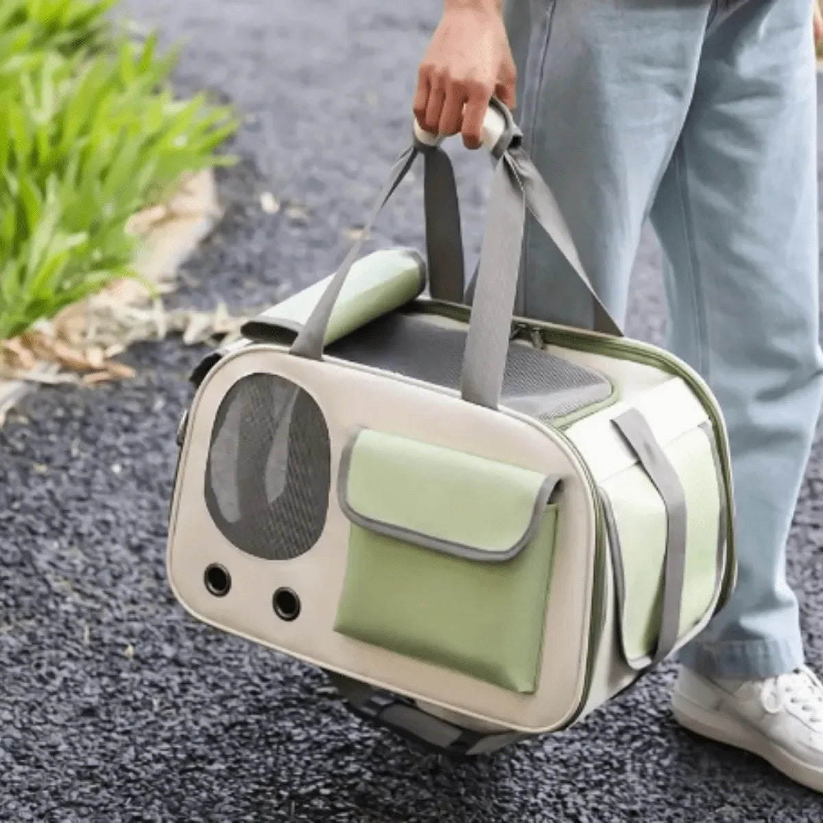 Portable Pet Carrier Bag for Cats & Small Dogs – Lightweight Travel Carrier for Outdoor Adventures