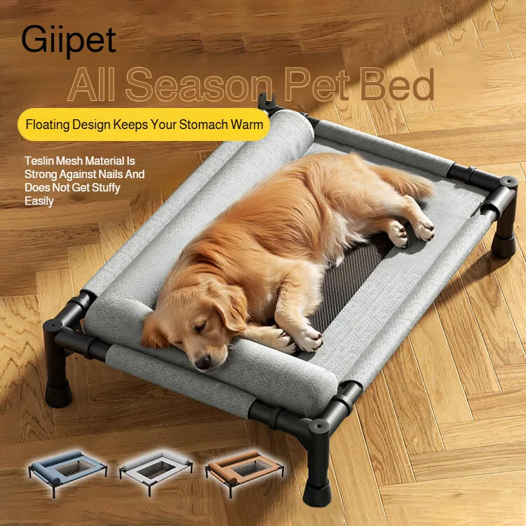 Elevated Pet Floor-Off Bed | Breathable Mesh Waterproof Dog Cot