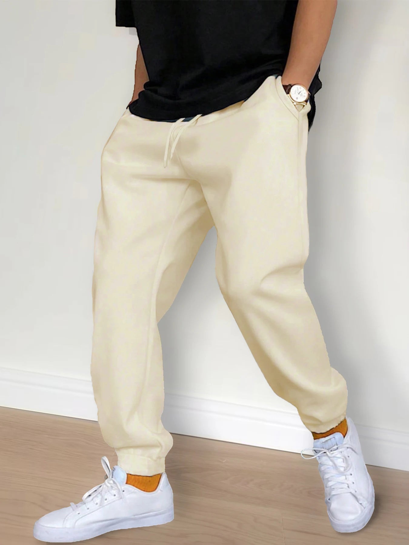 Men's Pants Casual Fashion Sports Pants Gym Sport Trousers Jogger Sweatpants Running