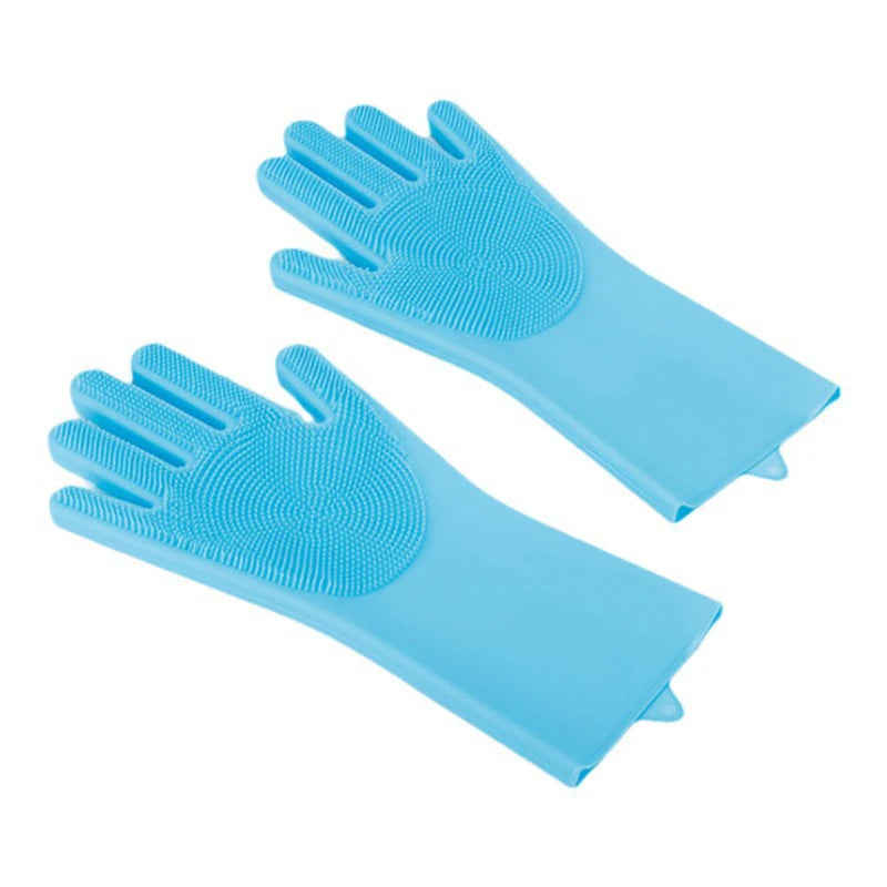 Pet Grooming Bathing Glove – Silicone Shampoo Scrubber & Hair Remover for Dogs & Cats