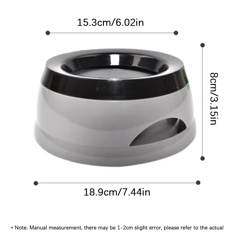 No-Wet Mouth Floating Dog Water Bowl - Anti-Spill Portable Pet Drinker